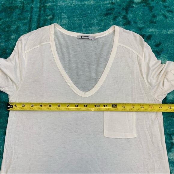 T by Alexander Wang Classic Pocket Tee White - Picture 8 of 10